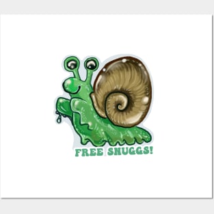 Free Snuggs Snail Posters and Art